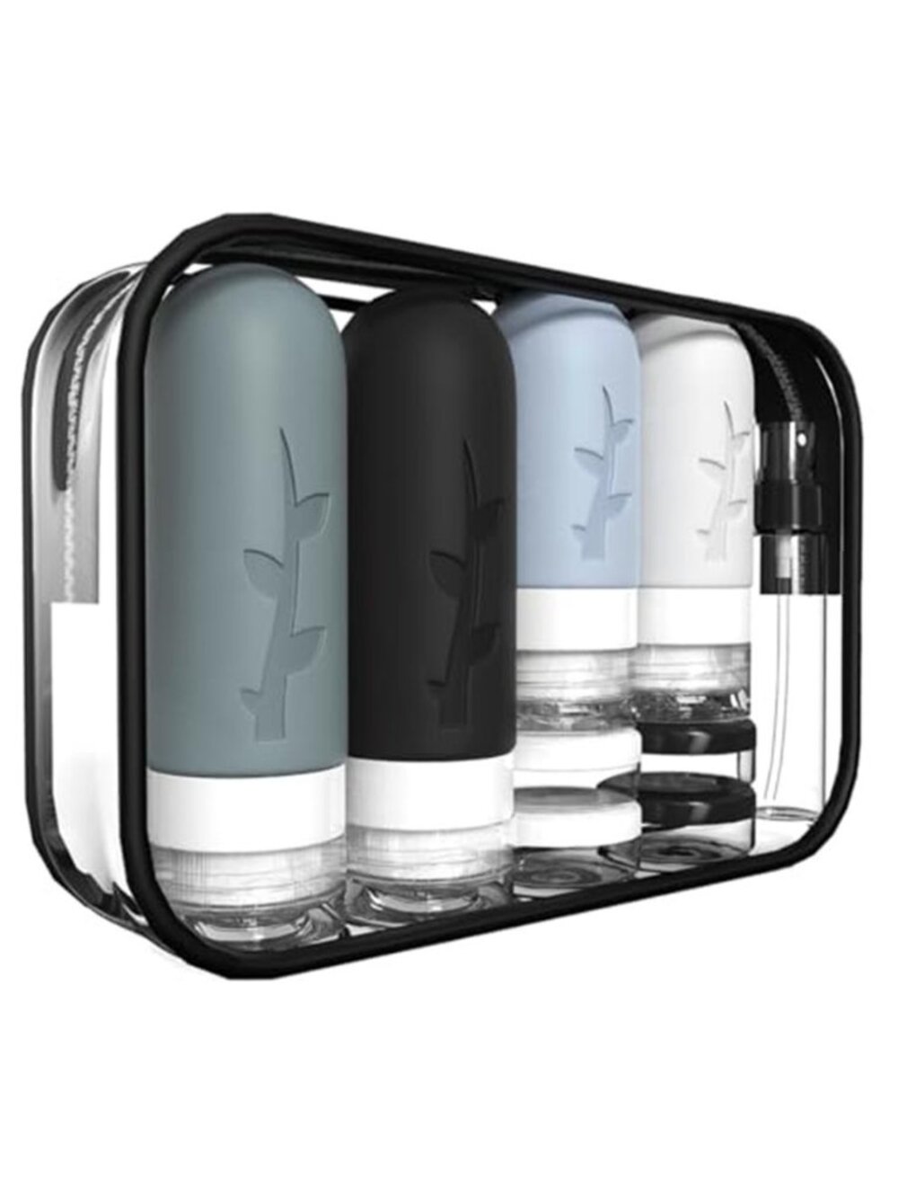 18pack Travel Bottles for Toiletries,TSA Approved Silicone Travel Containers